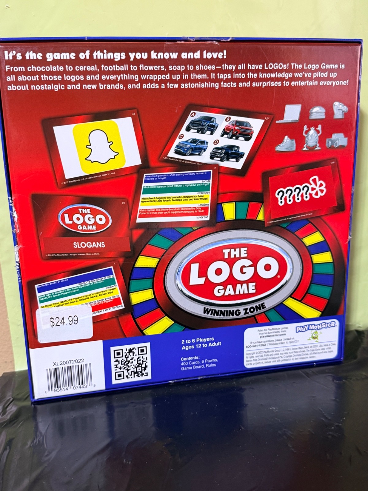 The Logo Board Game by PlayMonster 2 to 6 Players Ages 12+ Complete