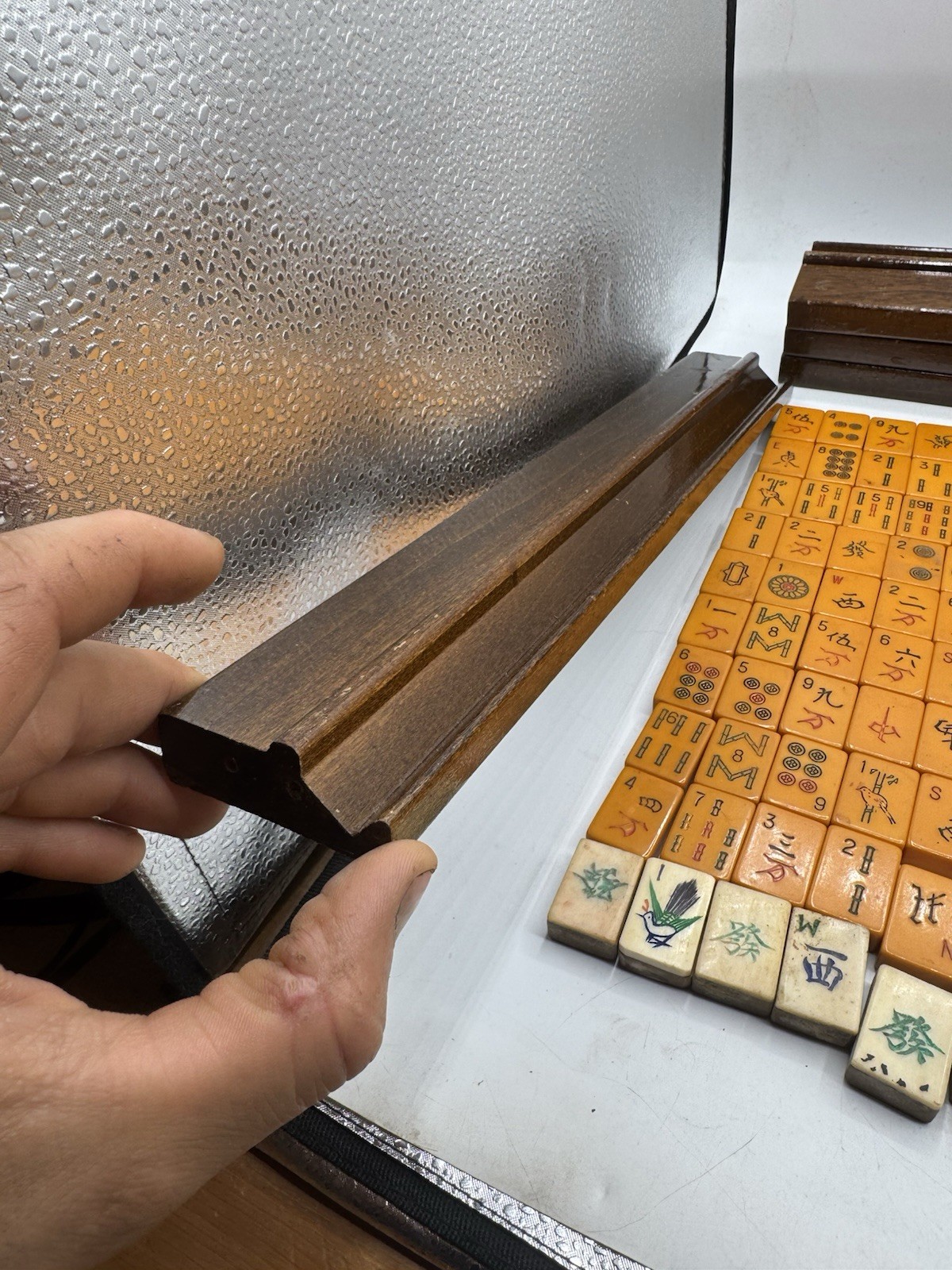 Art Deco Butterscotch Mahjong 143 Pcs