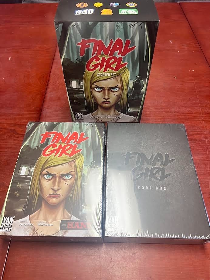 Final Girl Starter Set Core Box & Happy Trails Horror Brand New