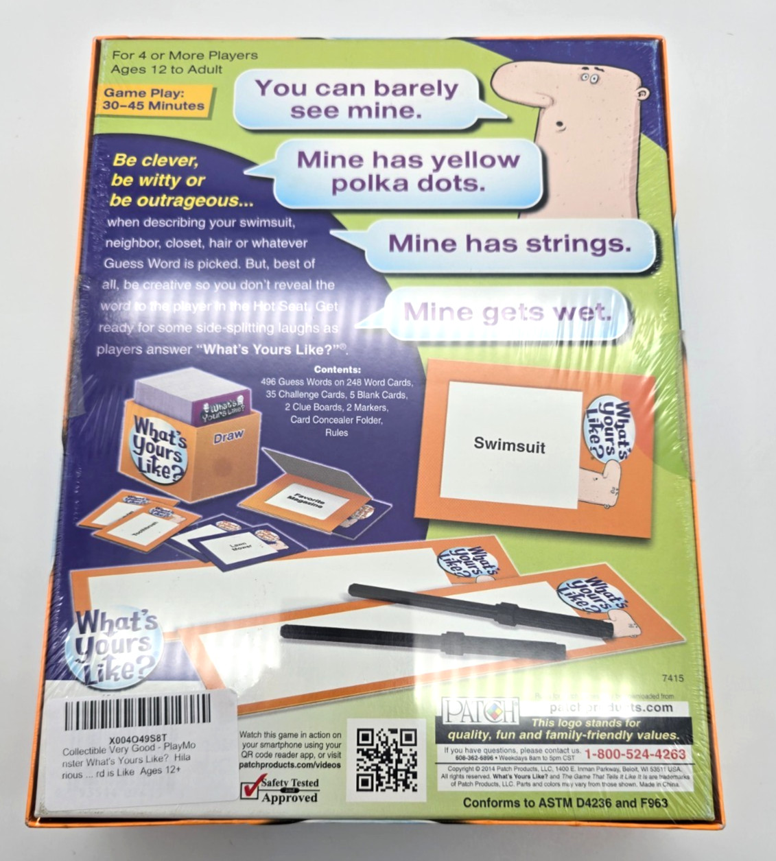 What’s Yours Like? Board Game The Game that Tells it Like It Is Ages 12-Adult