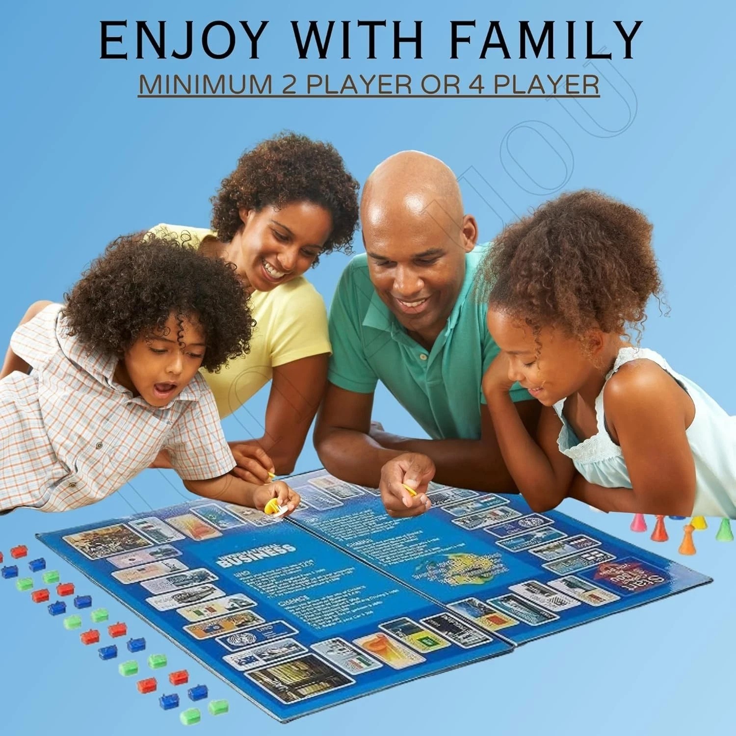 International Business Game Indoor/Outdoor Folding Board Game Unisex Play Gifts