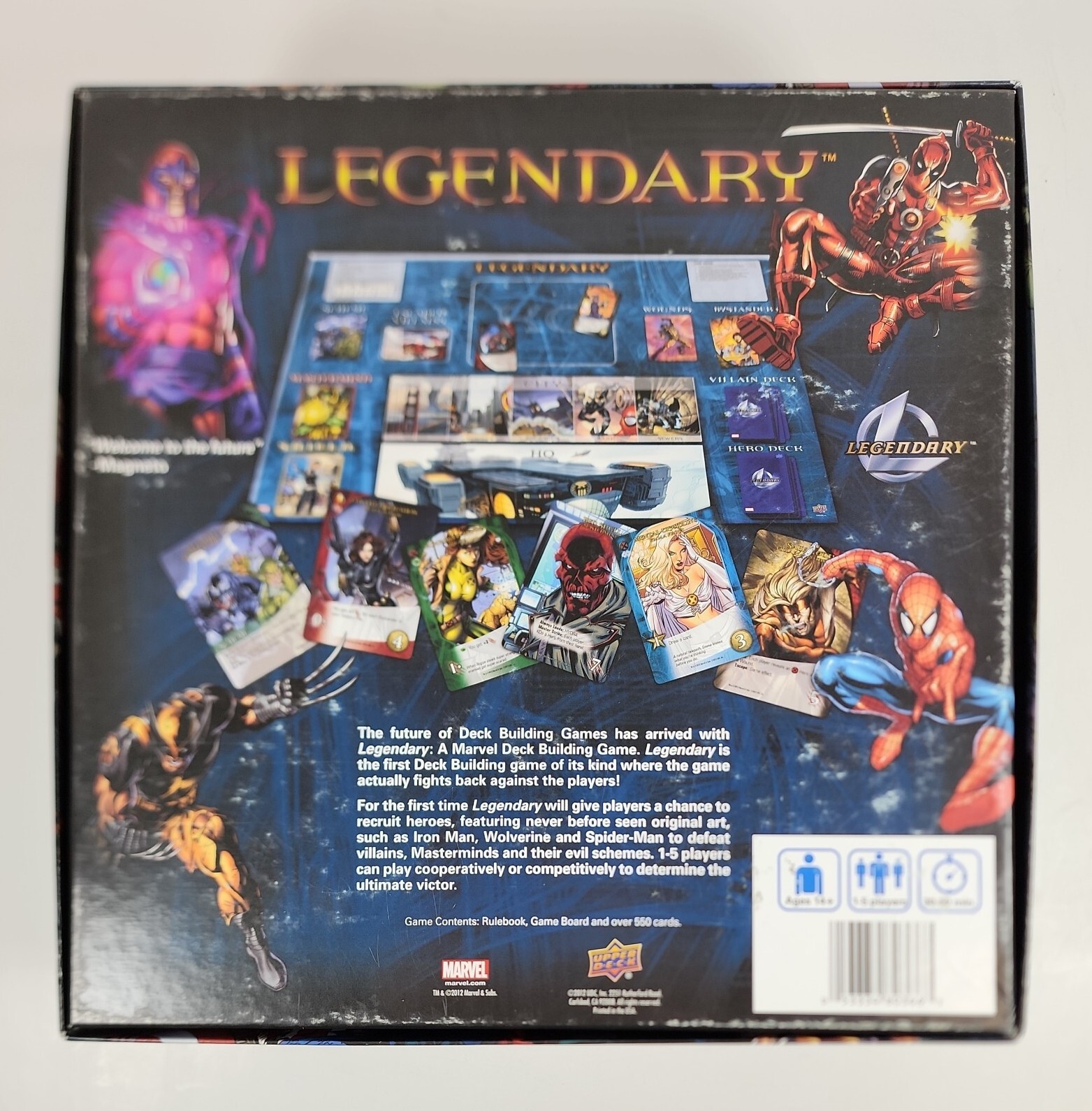 Legendary: Marvel Deck Building Game 2012 Upper Deck – Very Good Condition