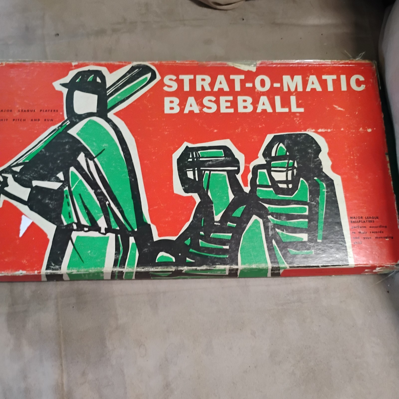 1962 Strat-o-matic Baseball 14 Teams, 448 Cards Dated 1950-1974 Looks Complete