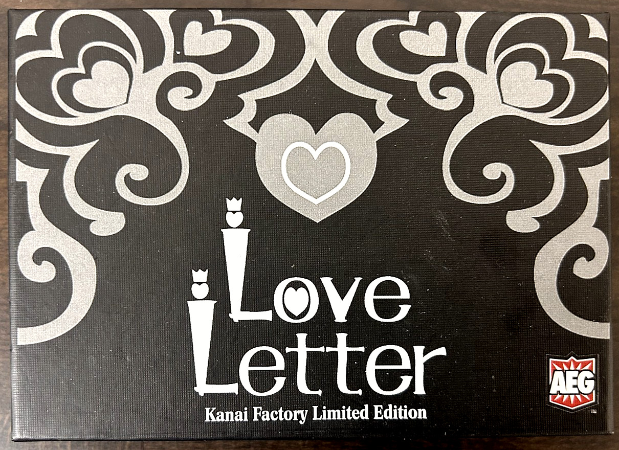 AEG – Love Letter Card Game Kanai Factory Limited Edition – COMPLETE! EXCELLENT!