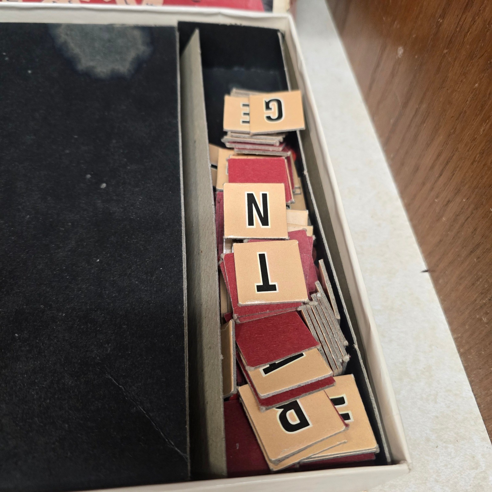Vtg 1974 Scrabble Crossword Game for Juniors Selchow & Righter No 18 Edition 4