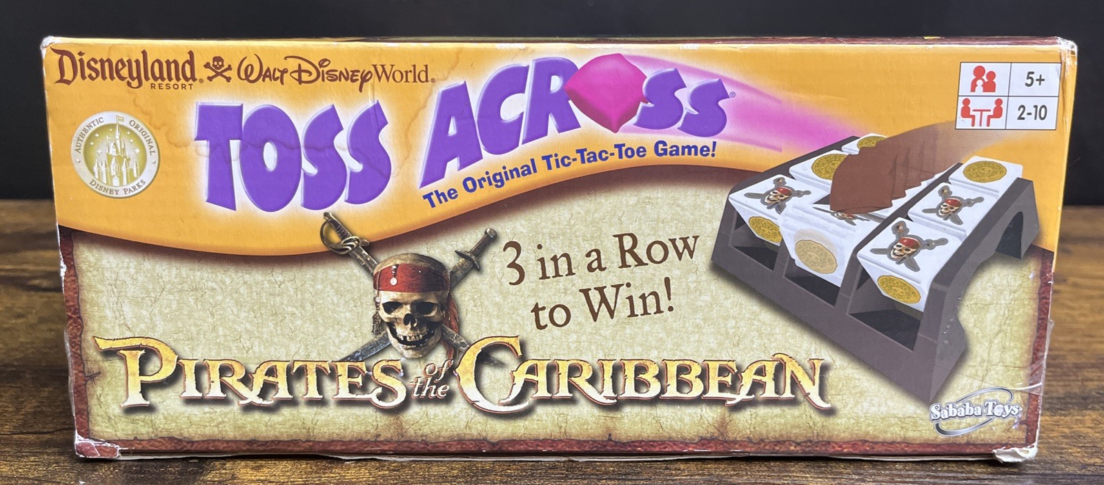 Pirates of the Caribbean Toss Across Disneyland Resort 2007 Sababa Toys Rare NIB