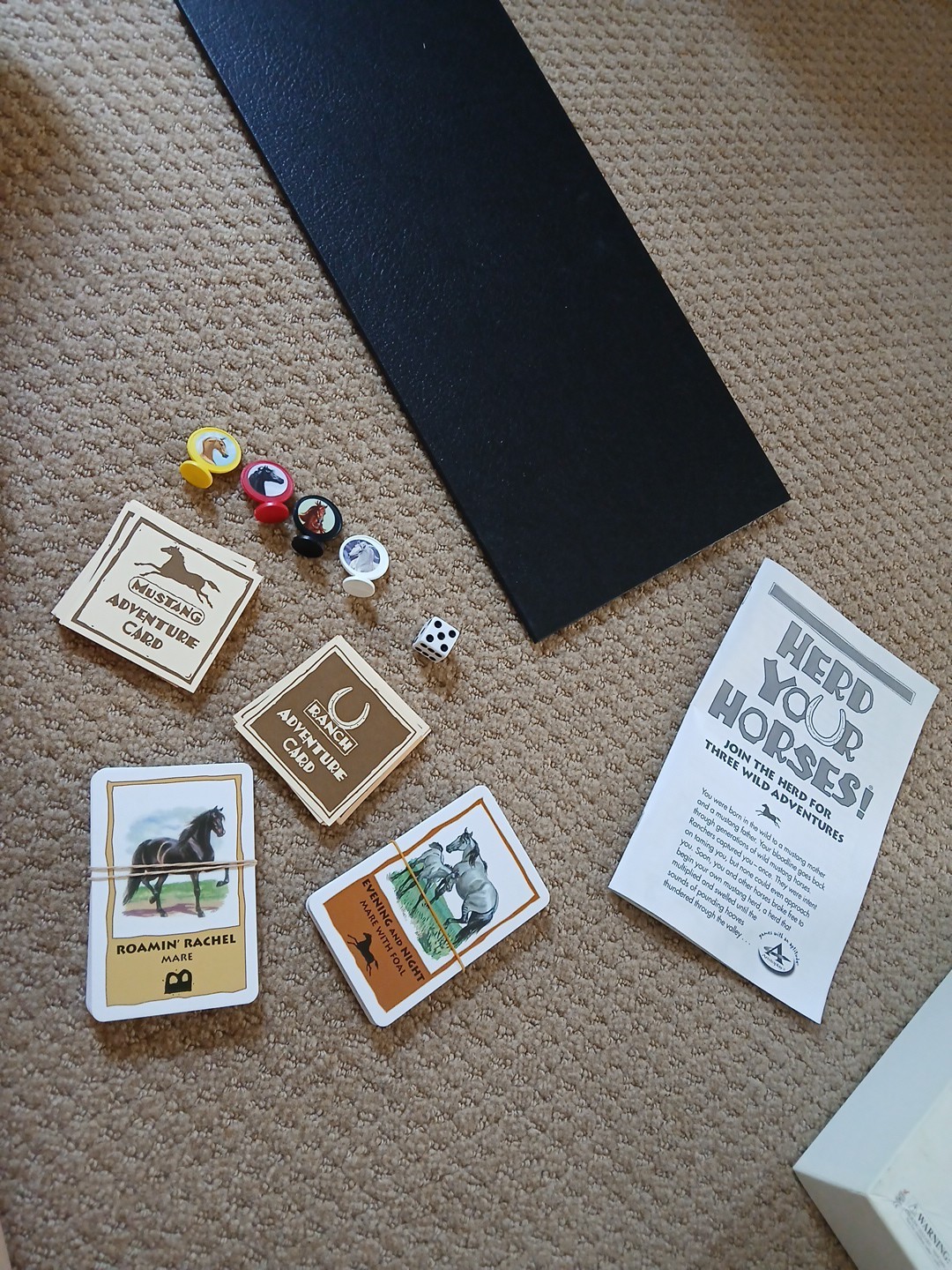 Herd Your Horses Wild Adventures Board Game (2009 Aristoplay, USA) Complete