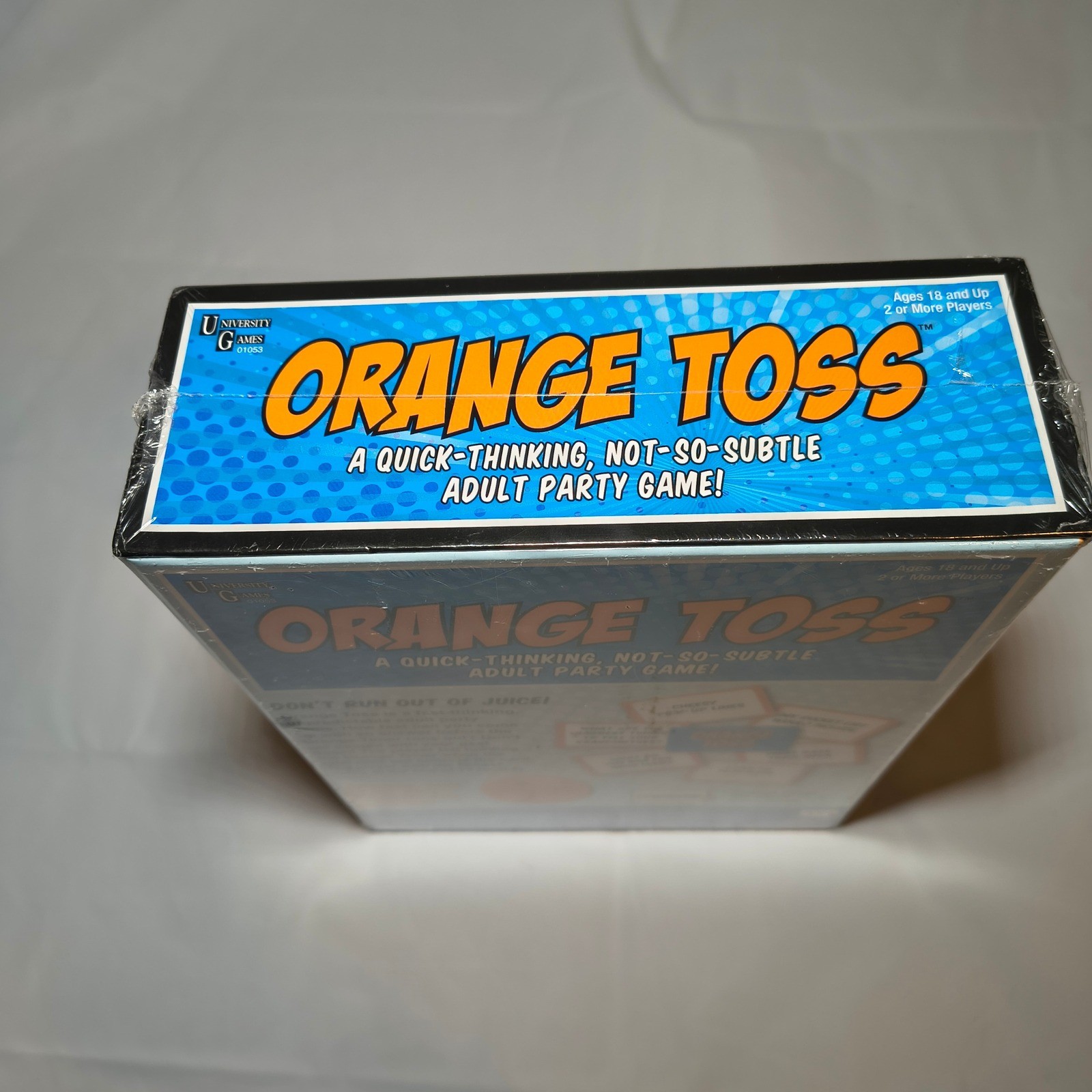 University Games Orange Toss Adult Party Game 01053 New Sealed