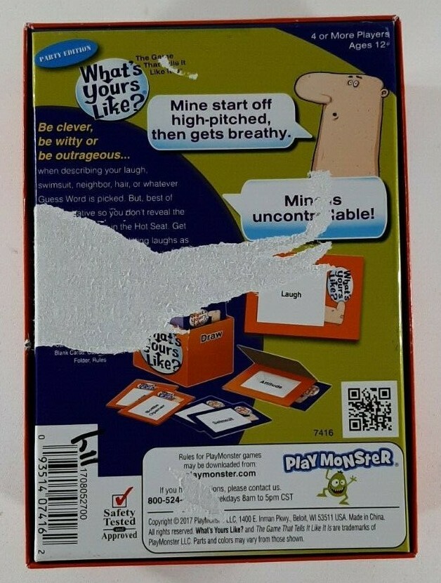 What’s Yours Like? The Game That Tells It Like It Is! Party Edition by Patch