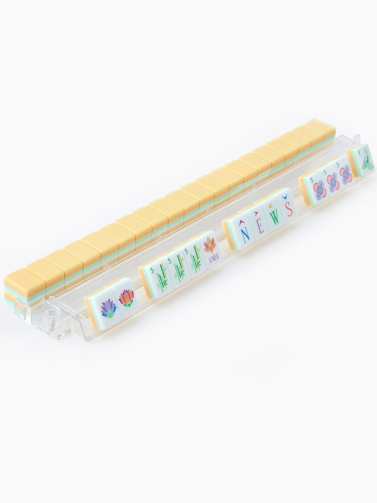 American Mahjong Game Set, 160 New Royal Yellow Layered Mahjong-