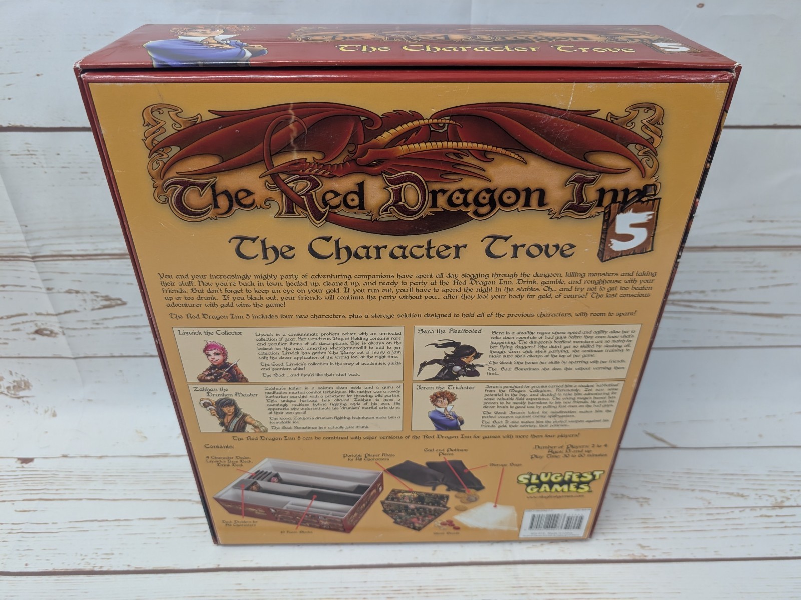 The Red Dragon Inn 5 The Character Trove Cards NIS Open Box Slugfest Games
