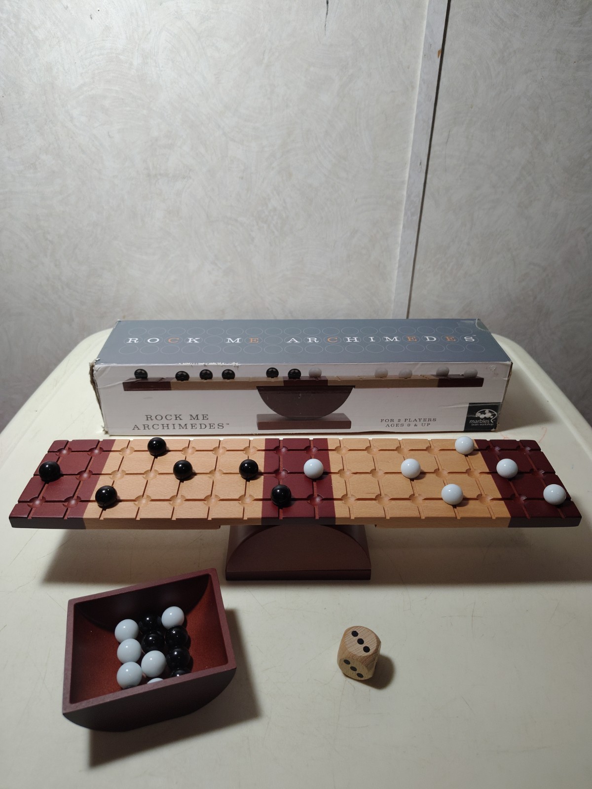 Rock Me Archimedes Marbles Strategy Balancing Game Brain Workshop New Open Box