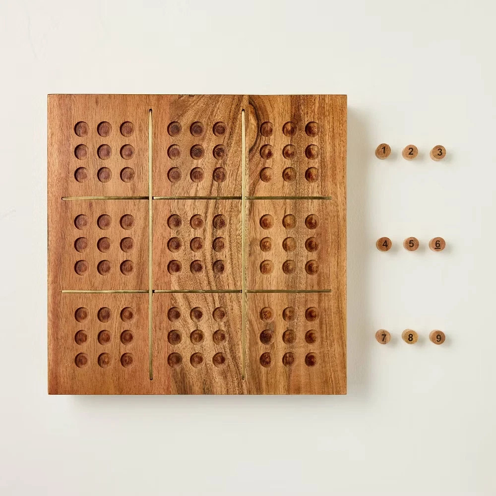 Hearth & Hand with Magnolia Wood and Brass Sudoku