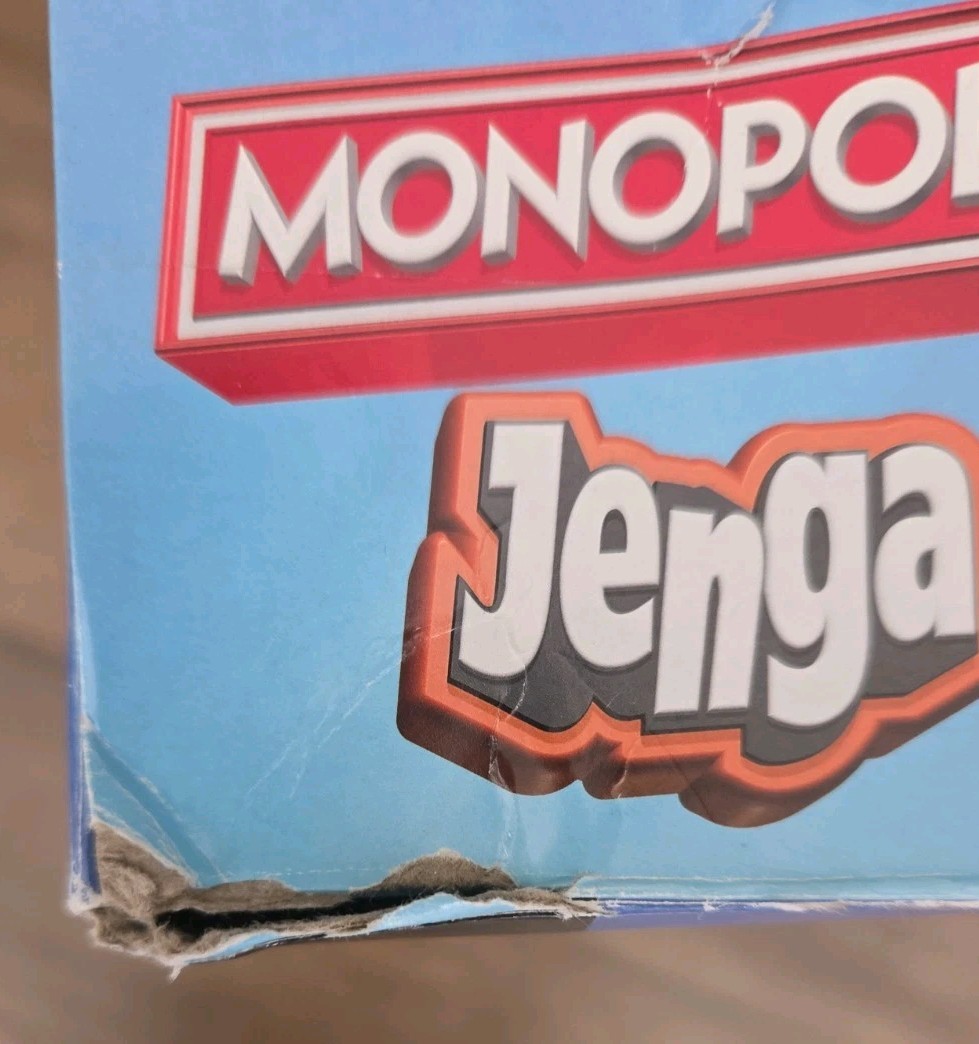 Hasbro Gaming Game Mash Ups Monopoly Jenga 2 To 4 Players Ages 8 Years & Up