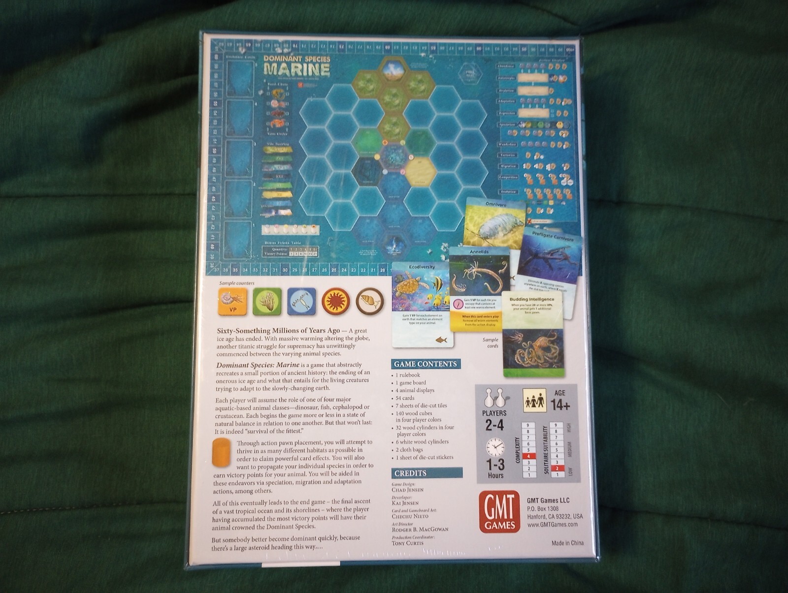Sealed, DOMINANT SPECIES: Marine. 1st Printing. GMT Games