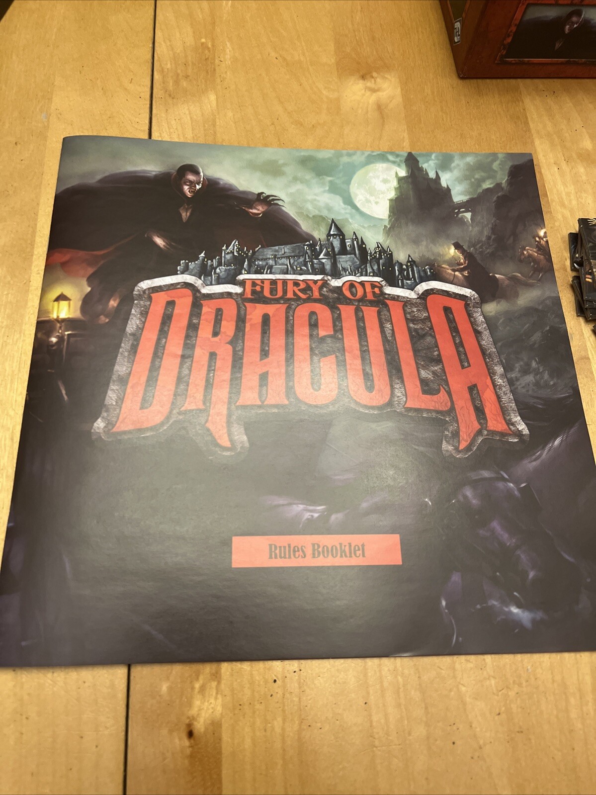 Fury Of Dracula Gothic Horror Board Game Fantasy Flight Games EUC Age 10+