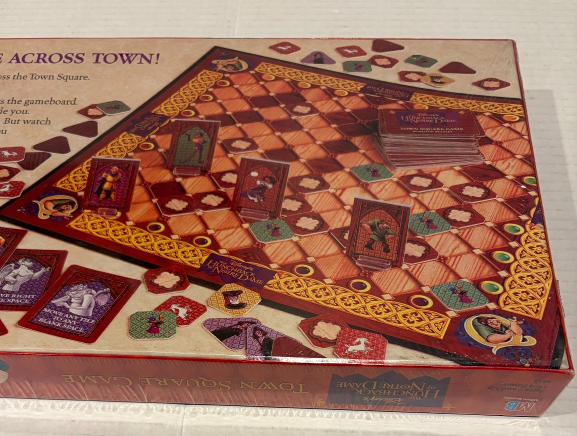 1995 Disney’s The Hunchback of Notre Dame Town Square Game Milton Bradley SEALED