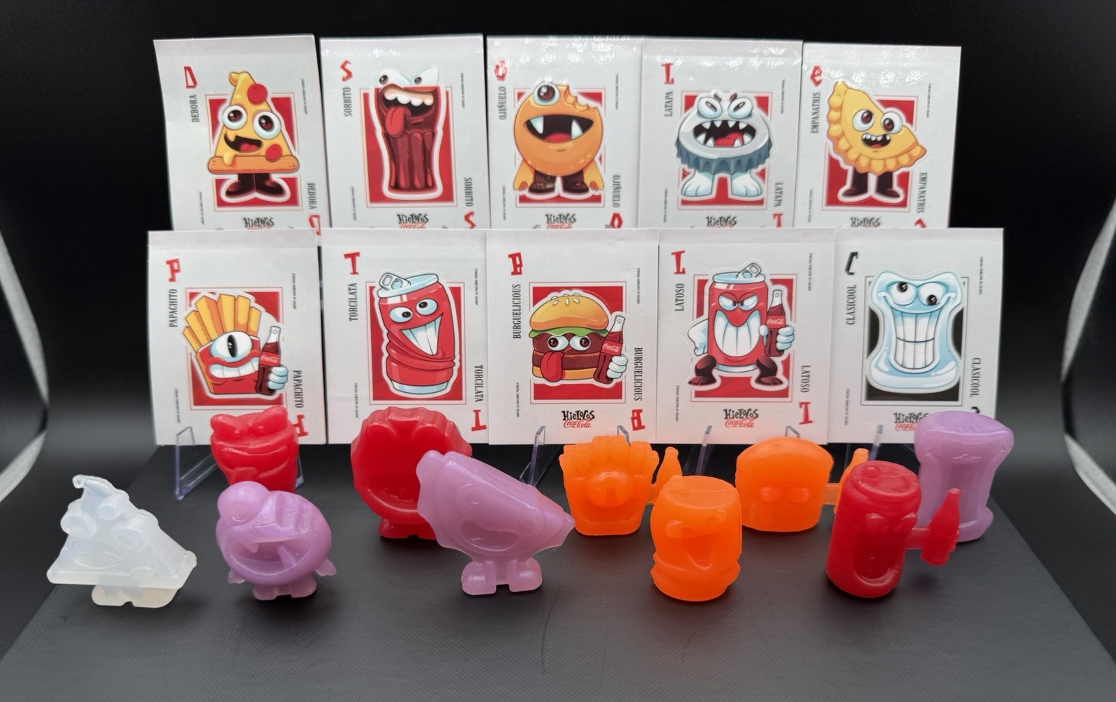 Crazy Bones Hielocos Coca-Cola Colombia 2025 Complete Set w/ Cards