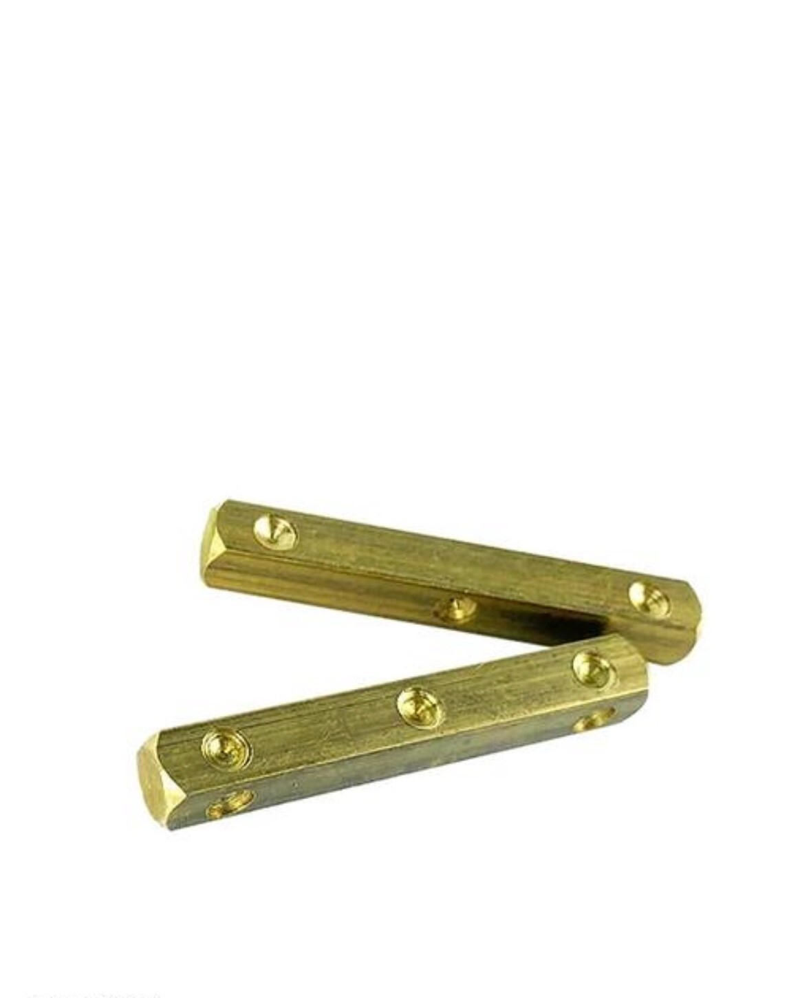 Dayakattai Pachikalu Chausar Pure Brass Pasa Pair 6mm Set Pack of 1
