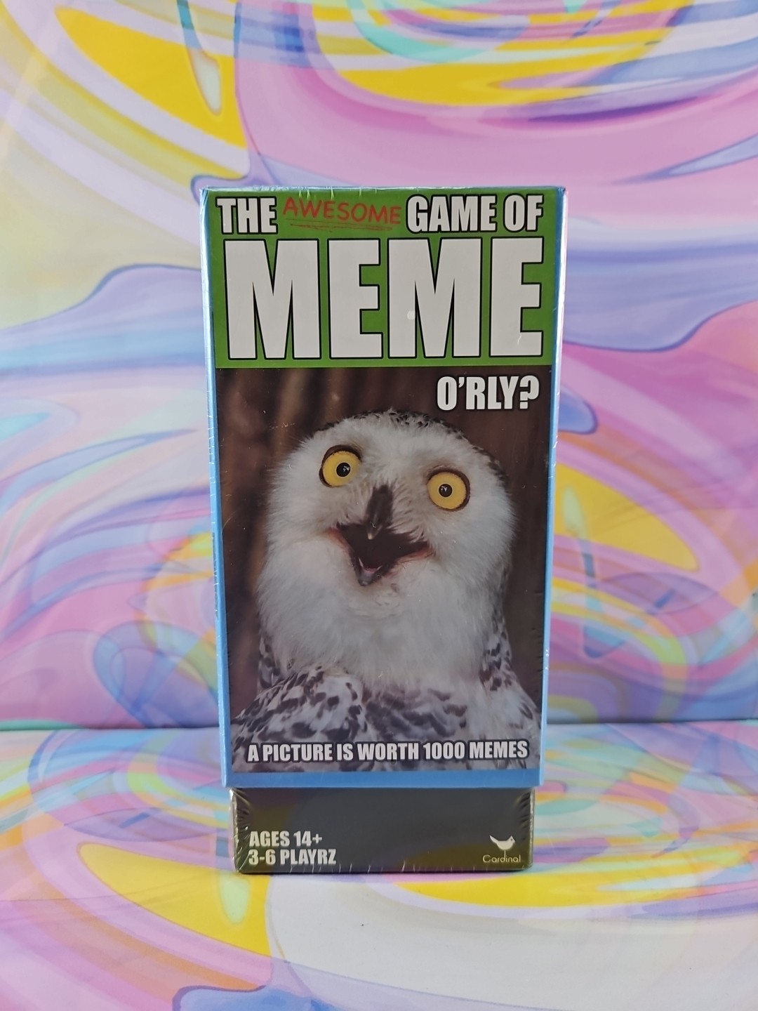 The Awesome Game of Meme (Card Game, Cardinal) New Sealed Ages 14+ 3-6 Players