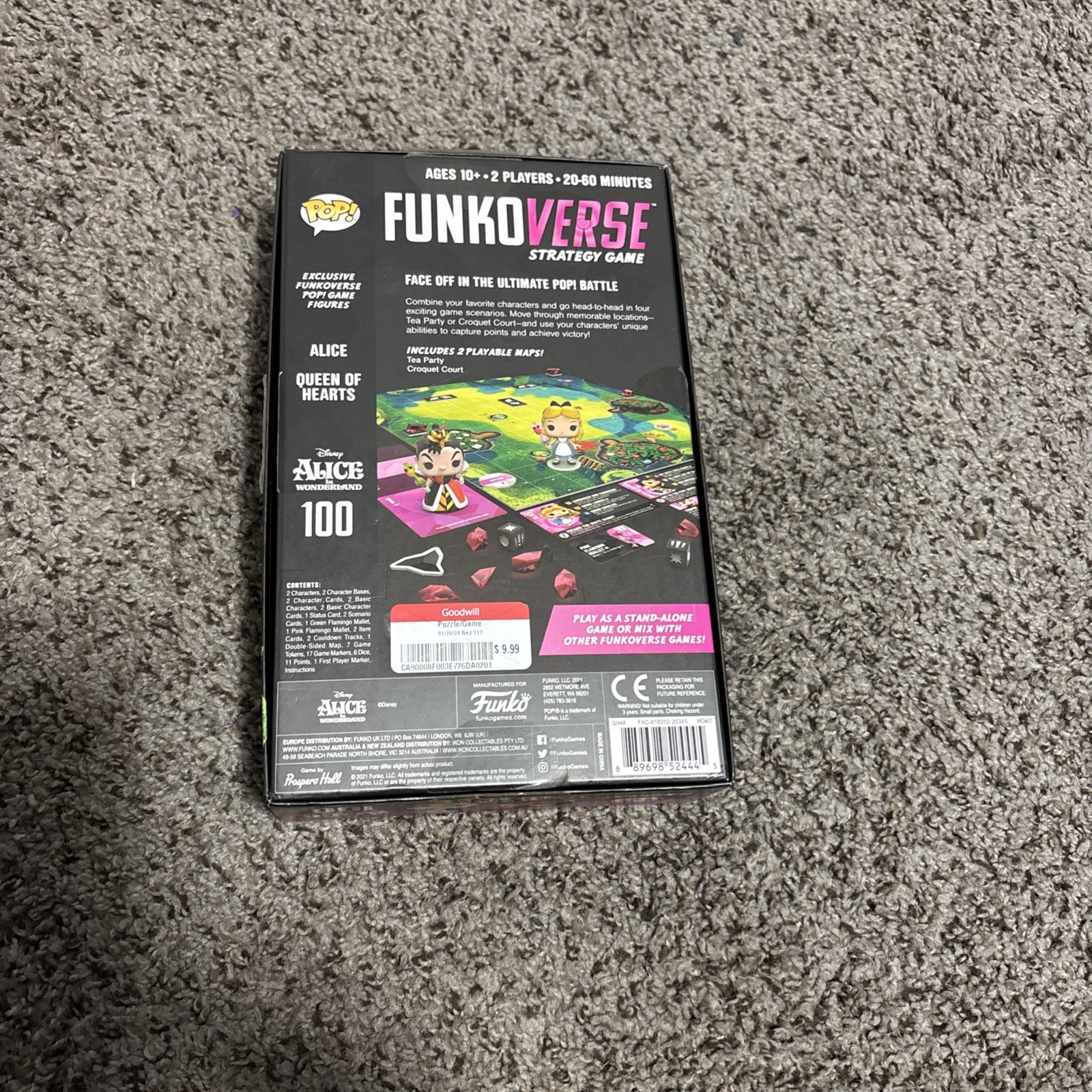 Funko Pop! Funkoverse Strategy Game Disney Alice In Wonderland Chase Edition