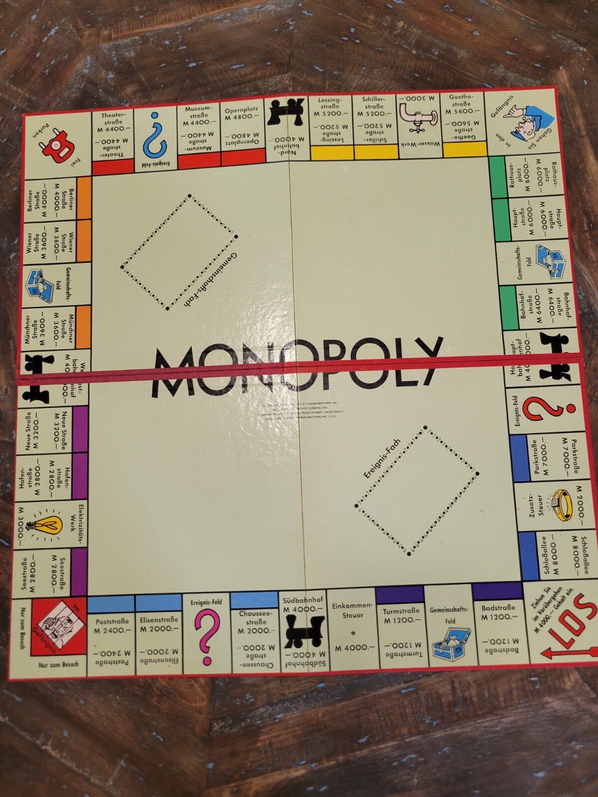Monopoly Rare German Import 1961 Comp Amazing Condition Wood Pcs Spiele Schmidt