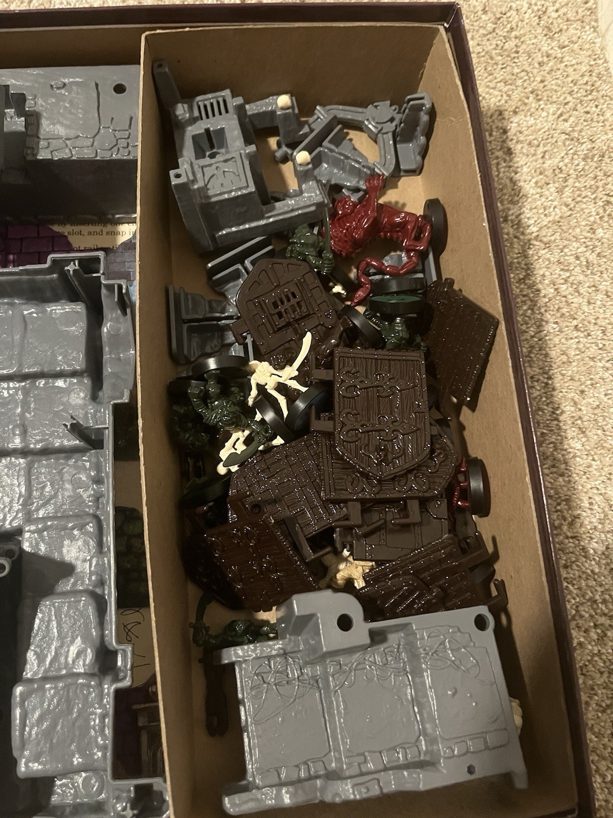 Vintage Dark World Adventure Board Game Mattel 100% Complete 1992 Great Shape!