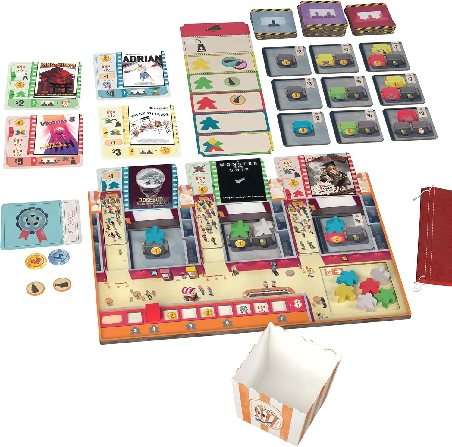 Experience Cinematic Fun with POPCORN: A Board Game of Movie Theater Management