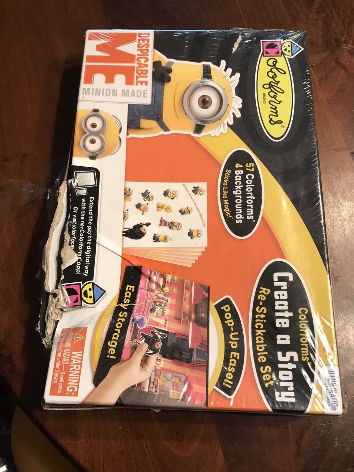 Despicable Me Minion Made Colorforms Create a Story Re-Stickable Set 3+ years