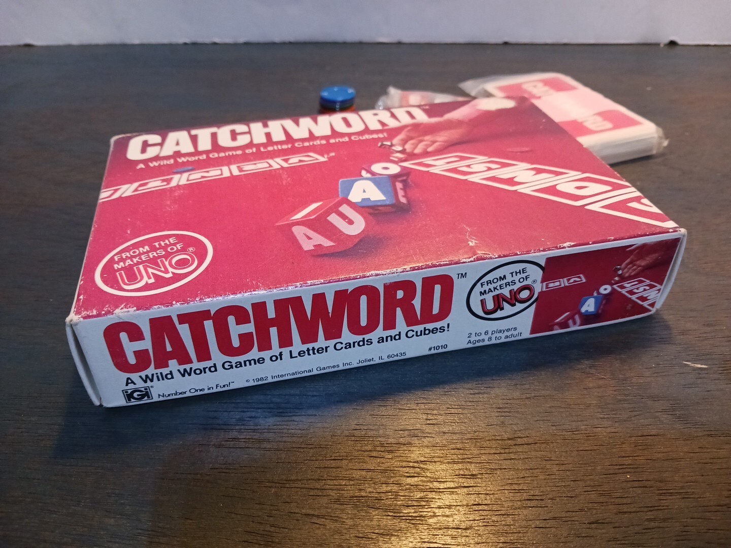 Vintage 1982 CATCHWORD “A Wild Word Game of Letters and Cubes!” 100% Complete