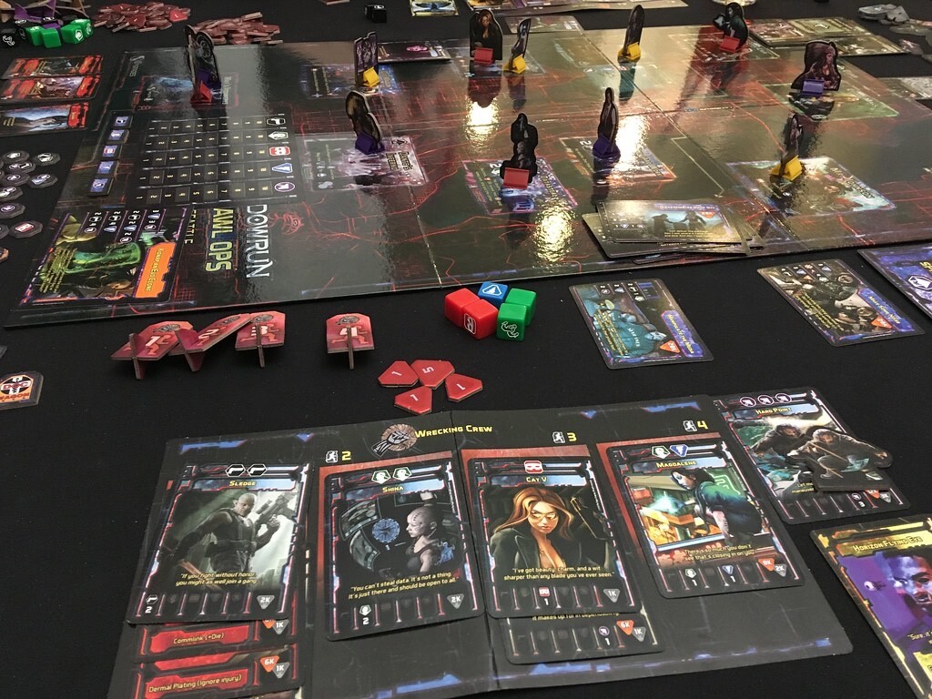 Shadowrun Sprawl Ops Legendary Sci-Fic Strategy RPG Board Game 2018 Catalyst