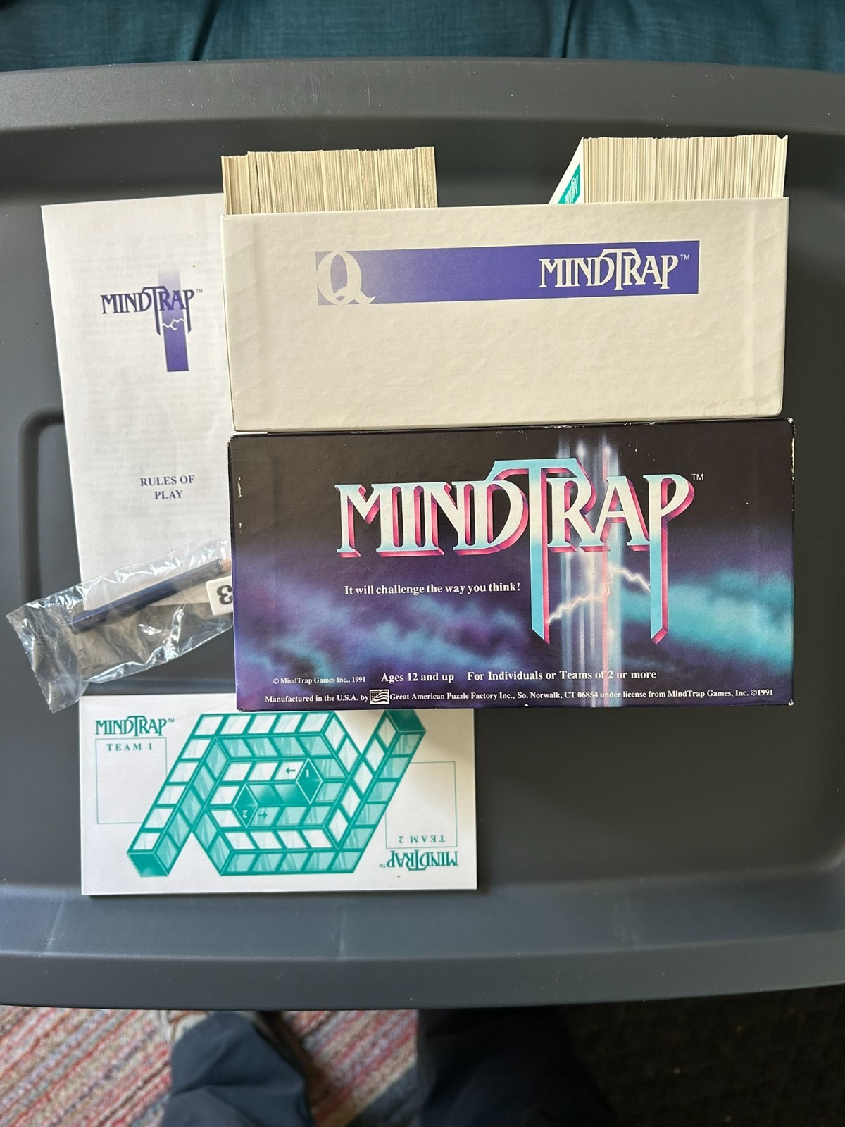 MindTrap (’96) and MindTrap II-Challenge Continues (’97) Lateral Thinking Puzzle