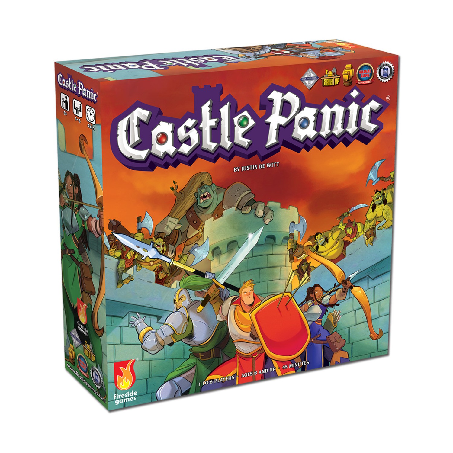 Fireside Board Game Castle Panic (2nd Ed) Box SW (New)