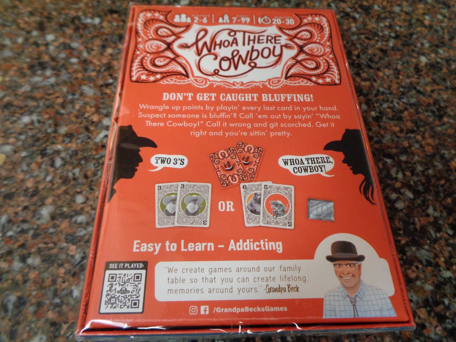 Whoa There Cowboy Game 🤠 (Brand New, Sealed) Grandpa Beck’s Games
