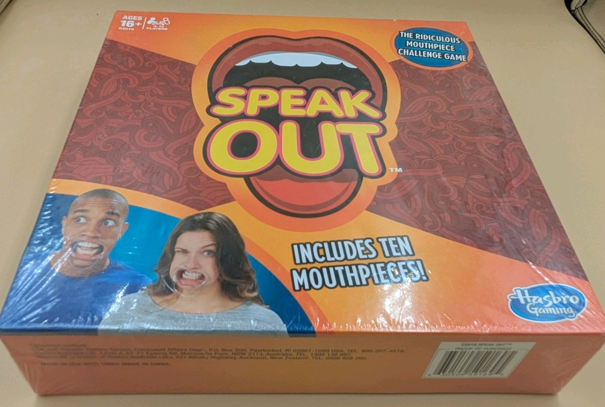 Hasbro Speak Out Game Challenge Card Game Brand New Sealed