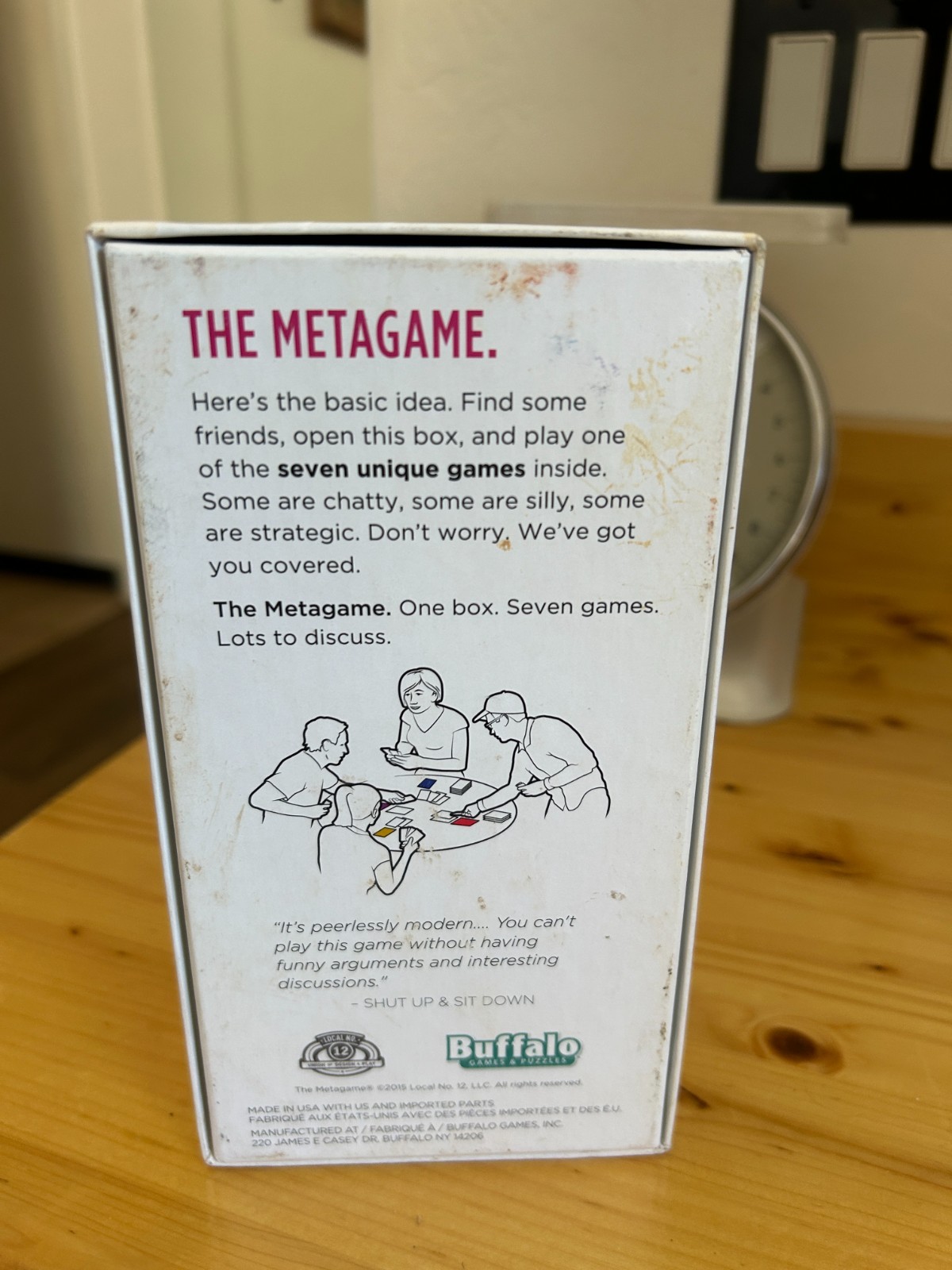The Metagame Game We Heard That People Like to Talk About Things CIB Card Game