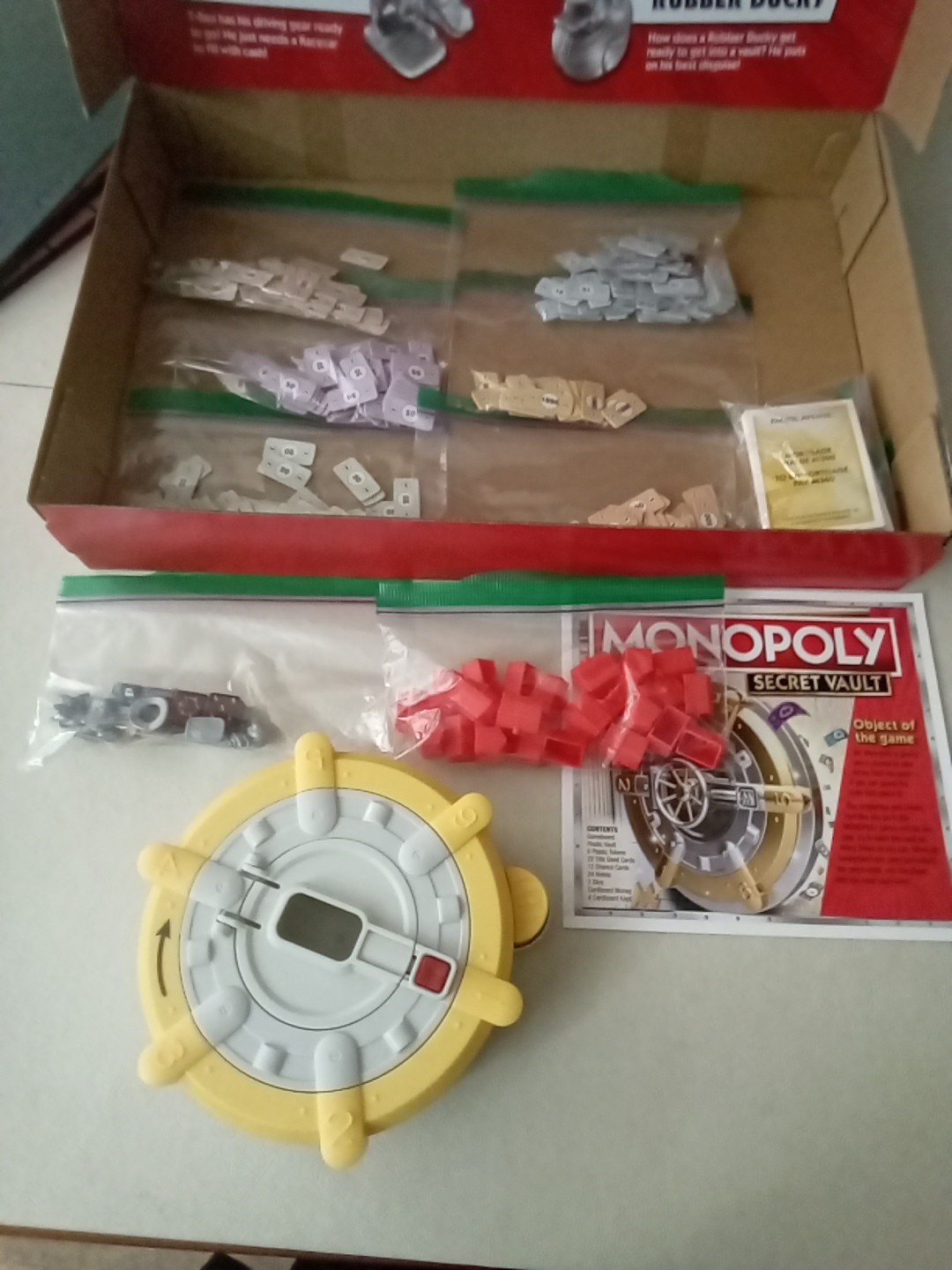 MONOPOLY Secret Vault Board Game for Kids Ages 8 – Up, Family Fun Complete Game