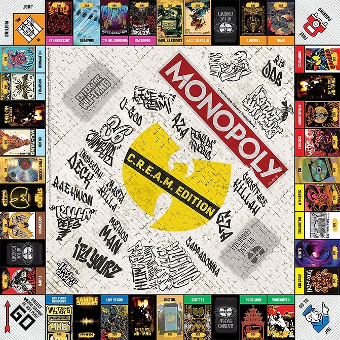 Sealed LIMITED EDITION Wu-Tang Clan Official MONOPOLY Board Game Hip Hop NEW