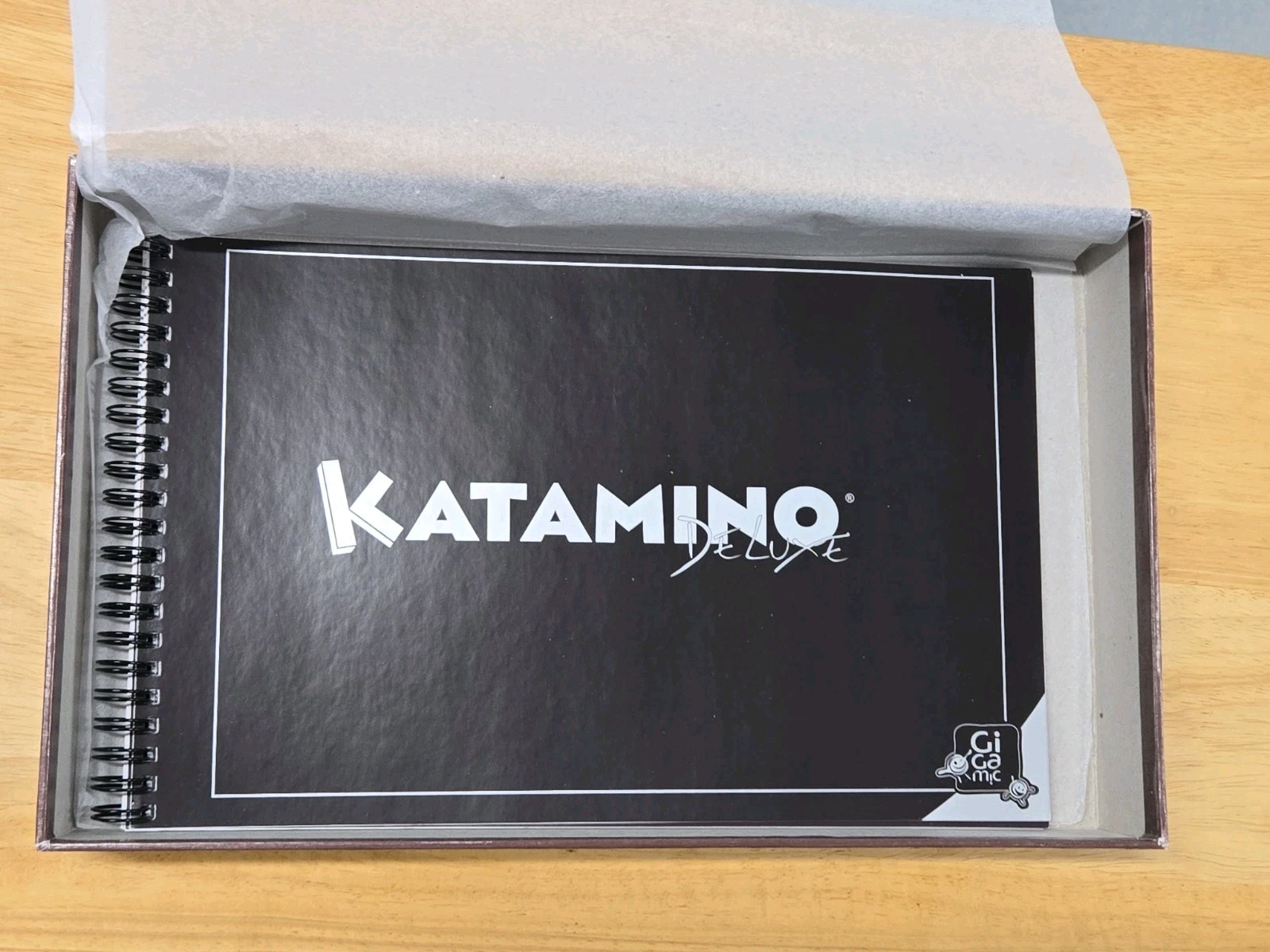 KATAMINO DELUXE Wood Block Game by Gigamic, 1993. Complete set w/ Book EUC