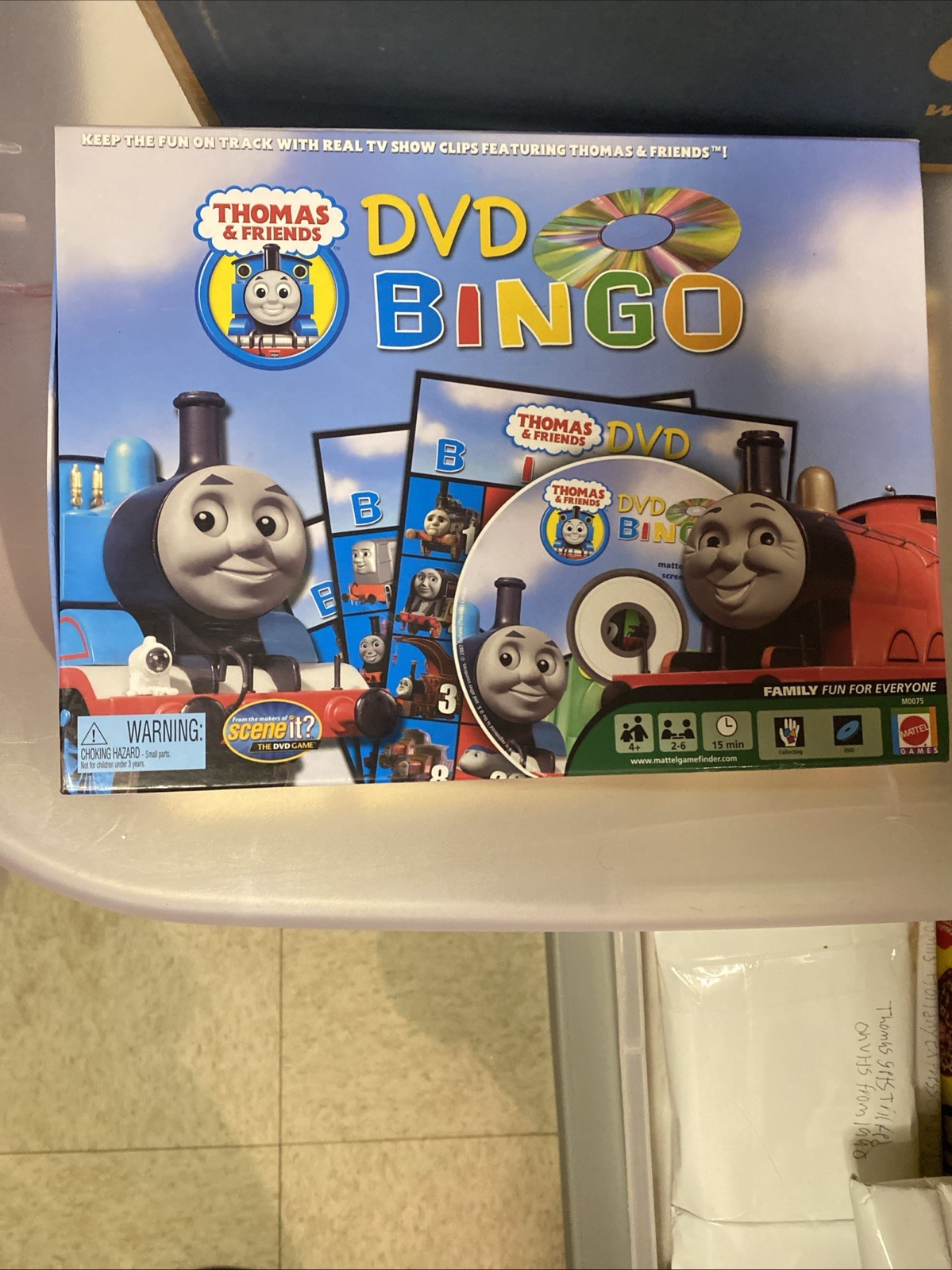 Thomas The Tank Engine & Friends DVD Bingo Game COMPLETE By ScreenLife 2007