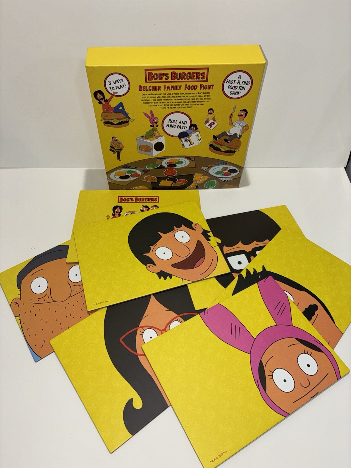 The OP Games Bob’s Burgers Belcher Family Food Fight Board Game 2+ 14+