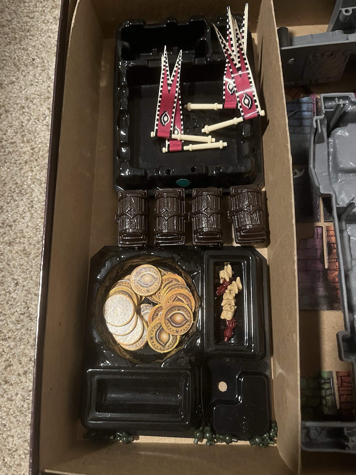 Vintage Dark World Adventure Board Game Mattel 100% Complete 1992 Great Shape!