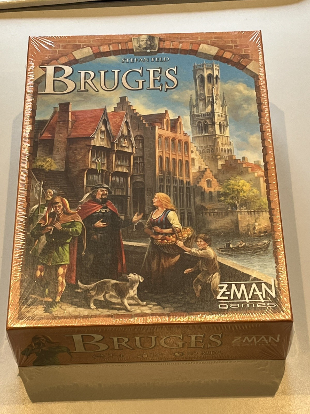 Bruges Board Game Z-Man English Edition BRAND NEW (some box damage) Feld