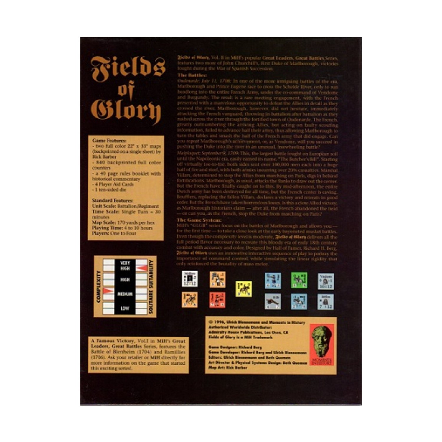 Moments in History MiH War Game Fields of Glory Box EX/NM