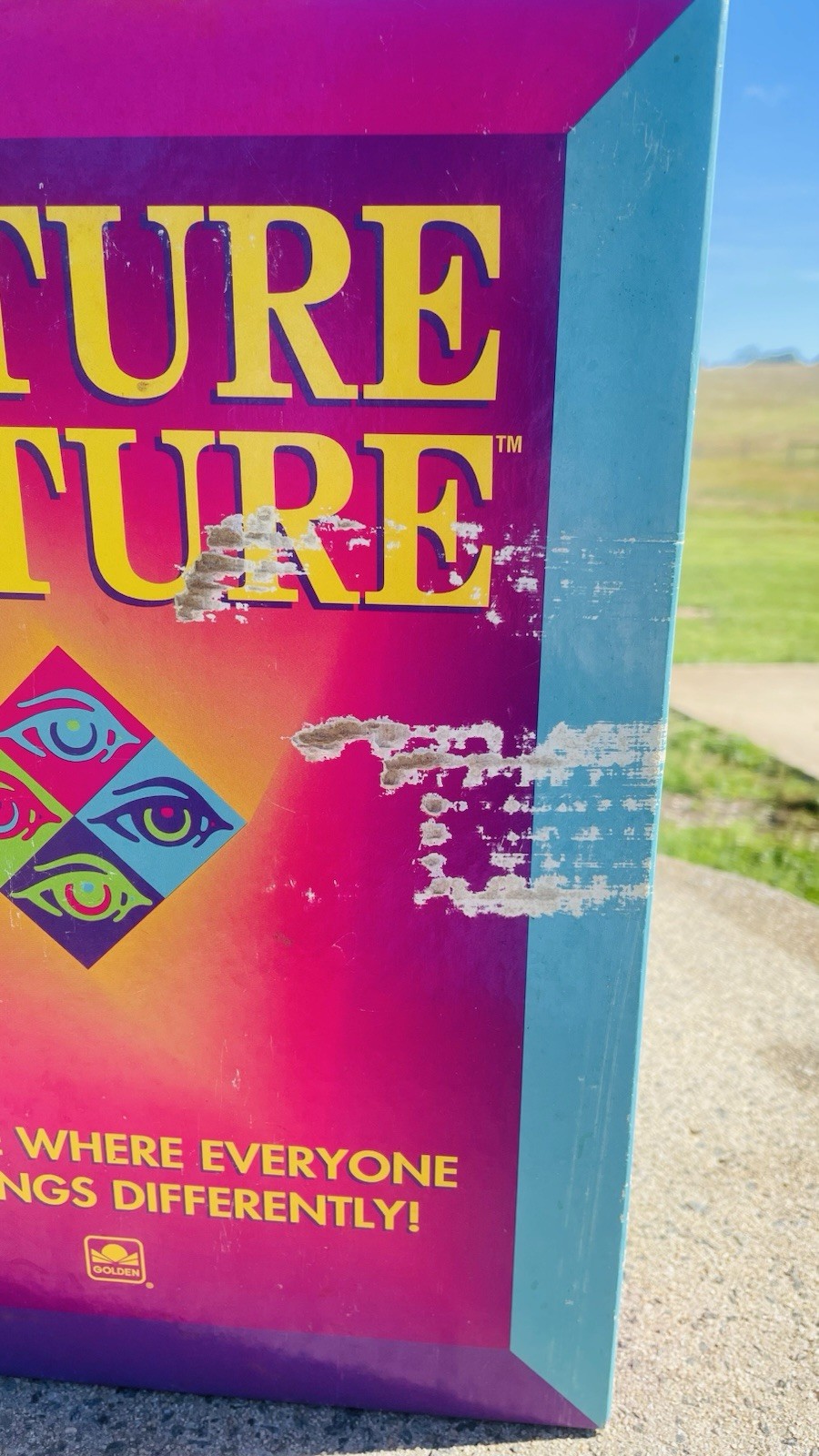 Picture Picture Game “Everyone Sees Things Differently” Golden, 1992, Age Adult