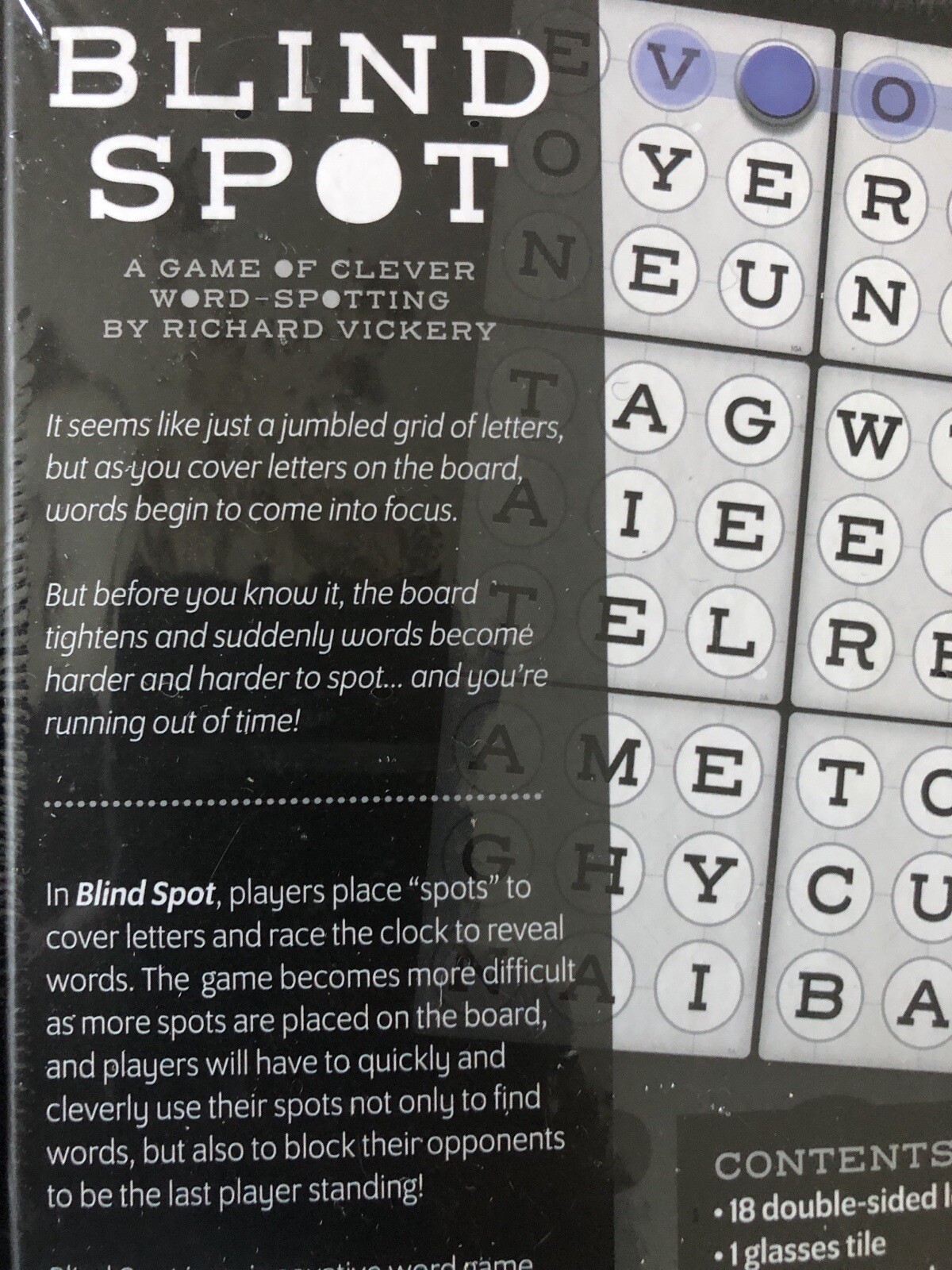 Blind Spot – A Word Game By Richard Vickery