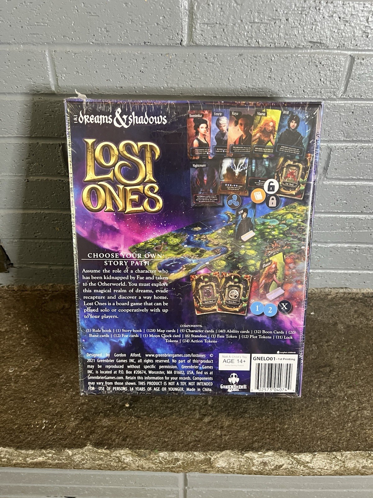 New The Lost Ones Board Game Greenbrier Games Factory Sealed