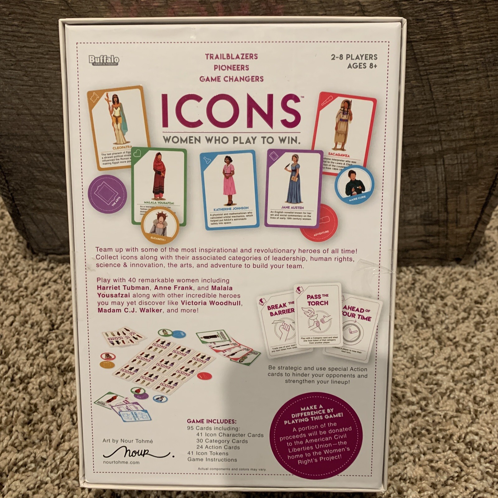 NEW Sealed Icons Game Women Who Play to Win feminist women’s history