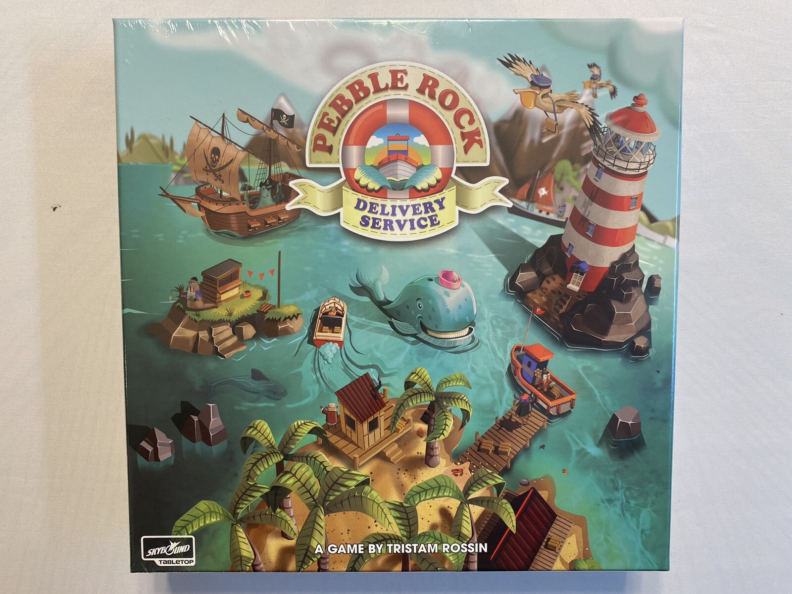 Pebble Rock Delivery Service Board Game Classic kid Board Game, Ages 8+ NEW!!
