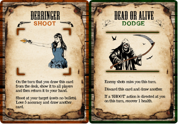 Gunfighter – Fast-Paced Two-Player Card Game + Expansion by Everything Epic NEW